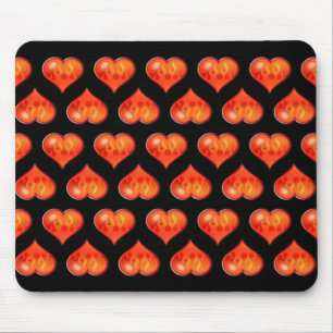 Hearts on Fire Mouse Pad