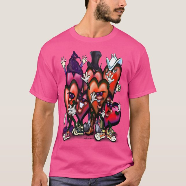 Hearts Party T-Shirt (Front)