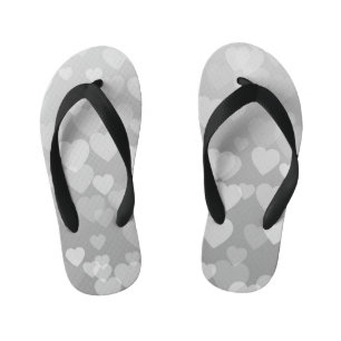 Hearts Pattern 17 Kid's Jandals