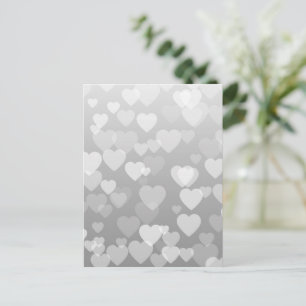 Hearts Pattern 17 Postcard
