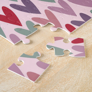 Hearts Pattern 1 Jigsaw Puzzle