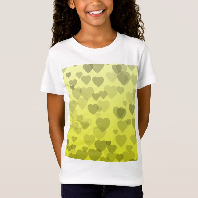 Hearts Pattern 22 T-Shirt (Front)