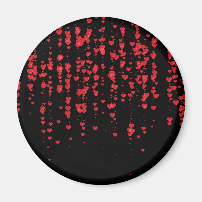 Hearts Pattern 24 Magnet (Front)