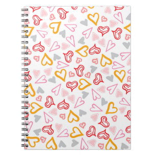 Hearts Pattern 26 Notebook
