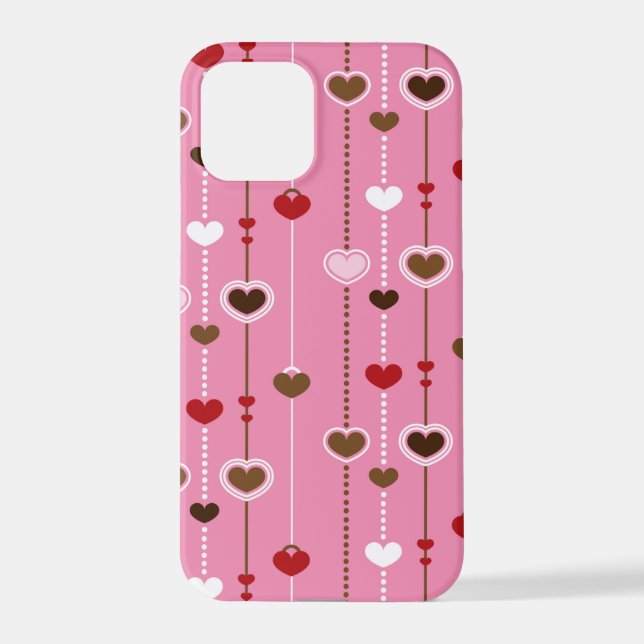 Hearts Pattern 27 iPhone Case (Back)