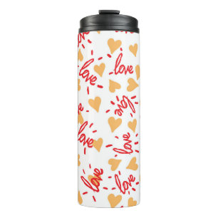 Hearts Pattern 27 Thermal Tumbler