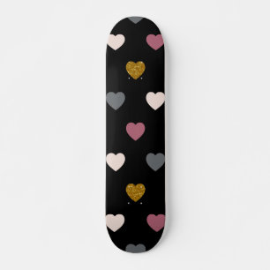 Hearts Pattern 30 Skateboard