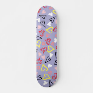 Hearts Pattern 31 Skateboard