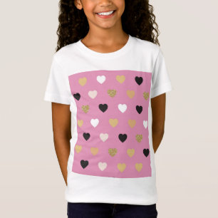 Hearts Pattern 32 T-Shirt