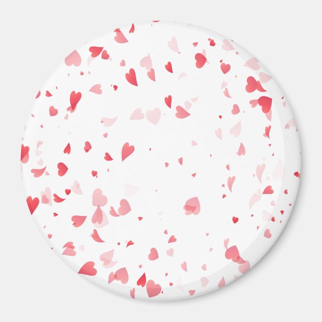 Hearts Pattern 33 Magnet (Front)