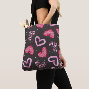 Hearts Pattern 34 Tote Bag