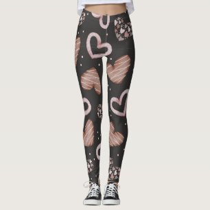 Hearts Pattern 35 Leggings