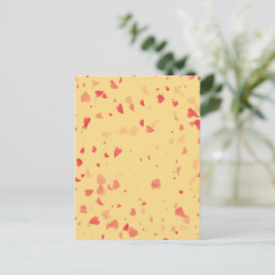 Hearts Pattern 38 Postcard