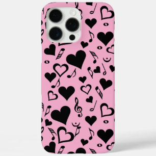 Hearts Pattern iPhone 16 Pro Max Case