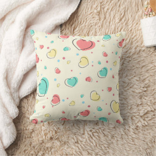Hearts Pattern – Cute Love Design Cushion