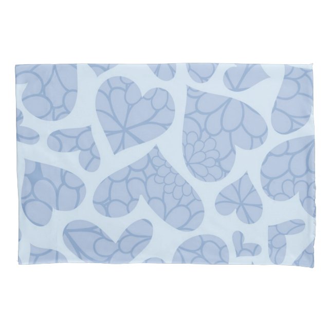 Hearts pattern pillowcase (Front)
