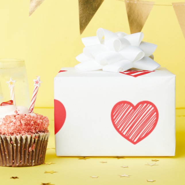 Hearts pattern ! wrapping paper (Birthday Party)