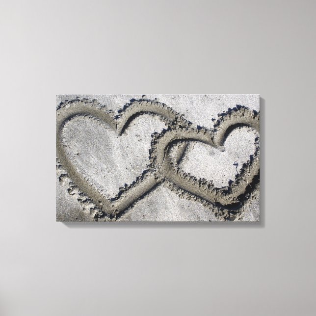 Hearts Photo Canvas Print (Front)