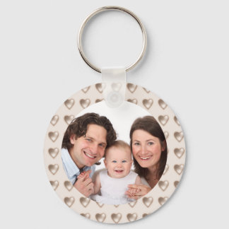 Hearts/Photo Key Ring