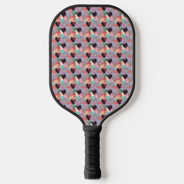 Hearts Pickleball Paddle (Front)