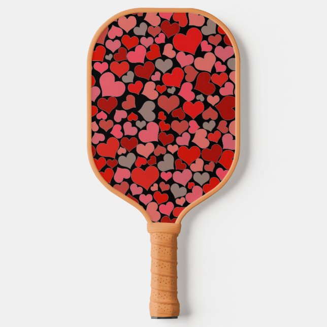 Hearts Pickleball Paddle (Front)