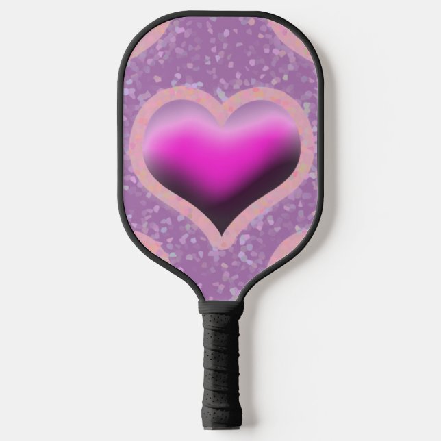Hearts Pickleball Paddle (Front)
