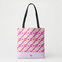 Hearts Pink Bold Custom Name