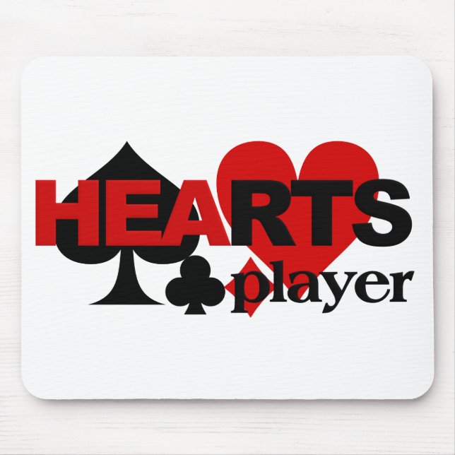 Hearts Player mousepad (Front)