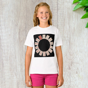 Hearts Playing Cards Circle T-Shirt