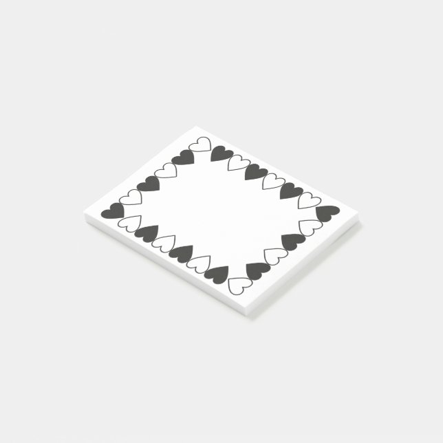 Hearts Post-it Notes (Angled)