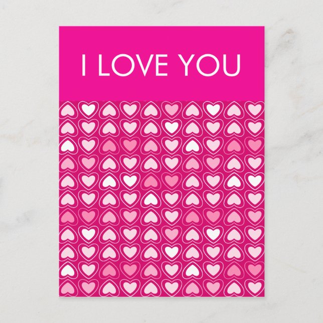 Hearts Postcard (Front)