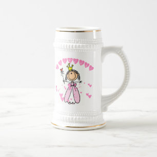 Hearts Princess Beer Stein