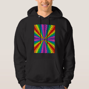 Hearts Rainbow Gay pride 2022 LGBT Flag with Heart Hoodie