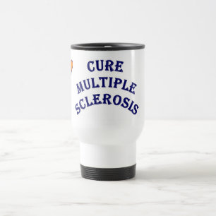 hearts, ribbons,cure ms travel mug