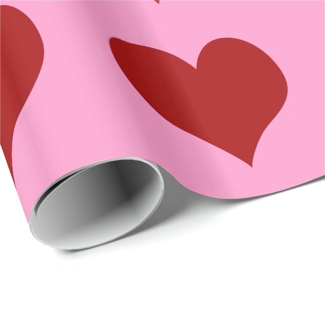Hearts ~ Roll Gift Wrapping Paper COLOR CHANGE (Roll Corner)