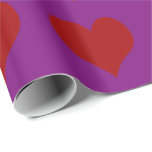 Hearts - Roll Gift Wrapping Paper COLOR CHANGE<br><div class="desc">TO CUSTOMIZE: To change design, style or shape, click on "CUSTOMIZE IT", after your are done with your design, select quantity then click on "ADD TO CART" to purchase. TO PURCHASE: -Select Size. (if option available) -Select Colour. (if option available) -Select Style. (if option available) -Select Material. (if option available)...</div>