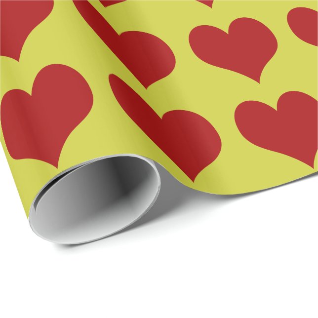 Hearts ~ Roll Gift Wrapping Paper COLOR CHANGE (Roll Corner)