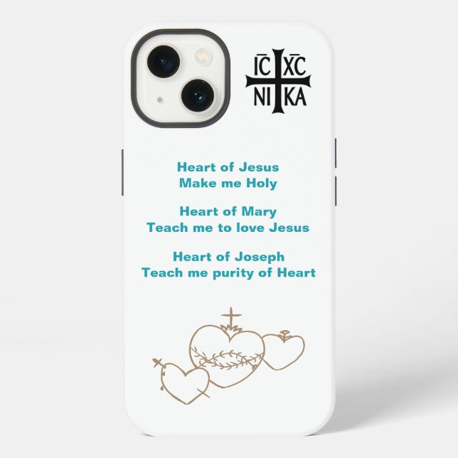 Hearts Rosary iPhone Case (Back)