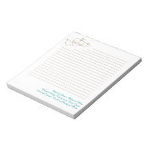 Hearts Rosary Note Pad
