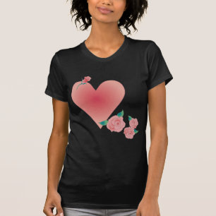 HEARTS & ROSES by SHARON SHARPE T-Shirt