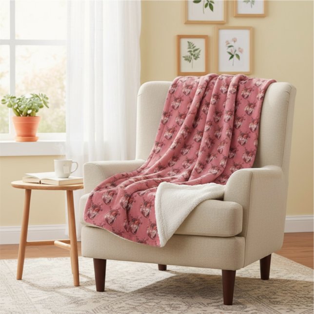 Hearts Sherpa Blanket (Creator Uploaded)