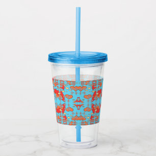Hearts Sparks Acrylic Tumbler