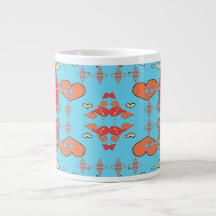 Hearts Sparks Large Coffee Mug