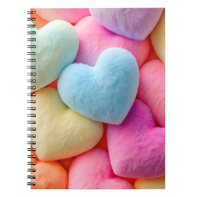 Hearts Spiral Notebook (Front)