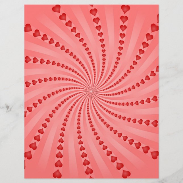 Hearts Spiral: Vector Artwork: Flyer (Front)