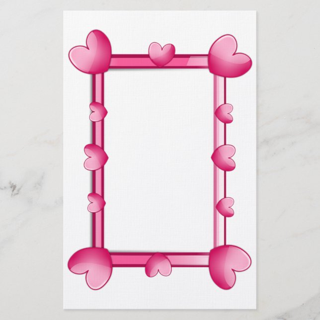 Hearts Stationery (Front)