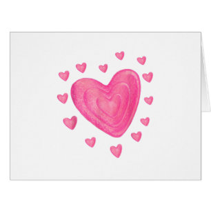 Hearts T Shirt Kids School Valentines Day Girls Bo