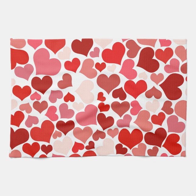 HEARTS TEA TOWEL (Horizontal)