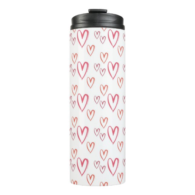Hearts Thermal Tumbler (Front)