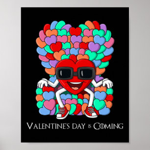 Hearts Throne Valentines Day Fun Boys Girls Kids 1 Poster